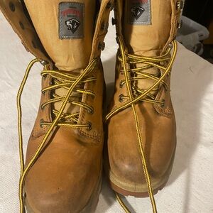 Sturdy Tan Leather Boots